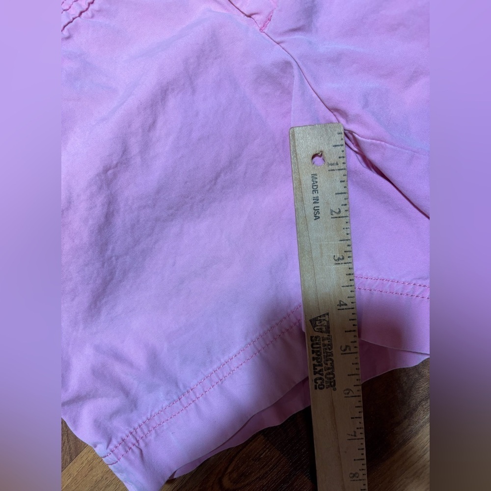 Lilly Pulitzer Pink Chino Shorts Size 6 • Palm Logo • 5” Inseam • Cotton - Picture 5 of 7